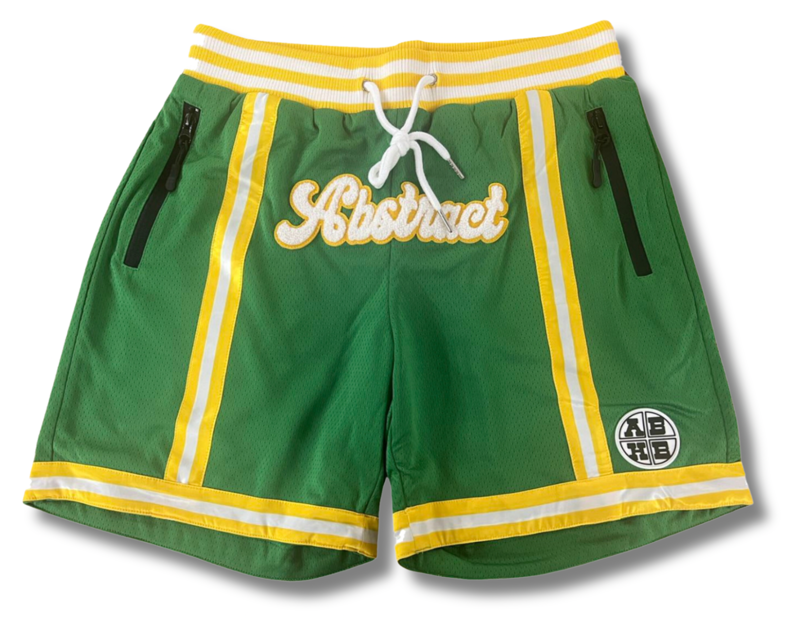 Abstract Shorts Green